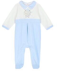 Mayoral Baby Gown Bodysuit Newborn Romper Footie One Piece Collar‎ Snaps 6-9 M